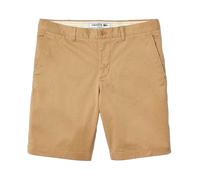 Lacoste Mens Cotton Stretch Slim Casual Shorts - Beige - Beige - 42R