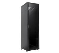 42U LMS DATA Network & Server Rack Enclosure with Mesh Door, Cooling Fan, Locks, & Removable Side Panels - Floor Standing 19 Inch Rack (CAB-FE-42U-88)