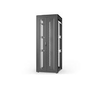 42U network enclosure Unique, 2053x800x800 mm double fl. perf. doors, without side doors, black