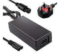 42V 2A Electric Scooter Charger Hoverboard Charger UK 3 Pin Plug Adapter for Segway Hoverboard Mobility Scooter Electric Bike Self-Balancing Two Wheel Drifting Board LED Charging Indicator 2M