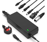 42V 2A Electric Scooter Charger with 6 Connectors, UK Plug Replacement Charger for 36V Li-ion Battery, Fast Charger for Xiaomi Scooter, Hoverboard, Electric Bike, Mobility Scooter
