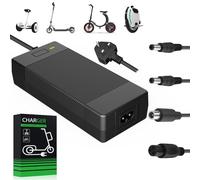 42V/3A Electric Scooter Charger, with 4 Connectors, Compatible with 36V Hoverboard Battery, for Xiaomi M365/Pro 2, Drift Boards, Electric Scooters/Mobility Scooters,Unicycles