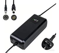 42V 5A scooter battery fast charger, for 36V lithium battery 10S*3.6V, with LED display and multiple protection, equipped with connectors (RCA 8mm, DC 5.5 * 2.1mm, GX12 9mm) (5.0, Amps)