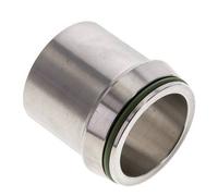 42x4mm Stainless Steel Straight with Welding End 160 bar FKMO-ring ISO 8434-1