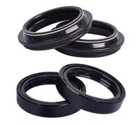 43 54 11 Motorcycle Front Fork Damper Oil Seal Compatible With XR650L XR650R XRV650 Africa Twin 1988-1992 XL600 TRANS ALP XL600R Fork Seals Parts(2pcs seal 2pcs cover)