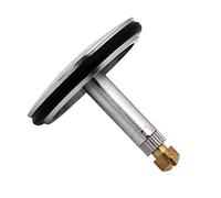 43.5mm Bathtub Chock Plug Adjustable Pop Up Basin Sink Component Replacement, Waste Push Button Full Copper Slotted Plug for Washbasin Kitchen