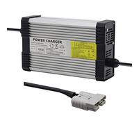 43.8V LifePO4 Battery Charger, 43.8V 10A LiFePO4 Charger for 12S 36V Lithium Iron Phosphate Batteries SB50 Connector