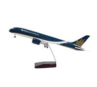43 Cm For Vietnam Airlines Boeing 787 Aircraft Model 1/144 Scale Die-cast Resin Model Aircraft Decorative Collection Miniatures Set(No light B787 43CM)