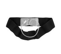 43'' Concealed Urine Test Kit, Comfortable Storage Belt with Catheter & Lightweight Urine Bag for Tests, Travel and Emergencies (Black, Size L)