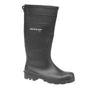 (43 EUR, Black) Dunlop Universal PVC Welly / Mens Wellington Boots