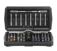 43 in 1 Magnetic Screwdriver Set Multi Bit Ratcheting Screw Driver Set with Storage Case S2 Steel Bits for Furniture Precision Electrical Appliance Repair(Black)