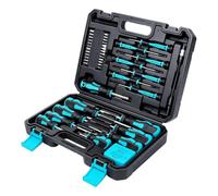 43 in 1 Magnetic Screwdriver Set | Precision Repair Tool Kit with Magnetizer | Multi Bit Screwdriver Set for Electronics Furniture Laptop Phone TV Car Motorcycle Home Use