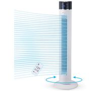 PureMate 43-inch Tower Fan with Air Purifier & Aroma Function, 3 Speed Settings, Large LED Display, 8-Hour Timer, Oscillating Portable Electric Floor Bladeless Fan for Bedroom, Home & Office