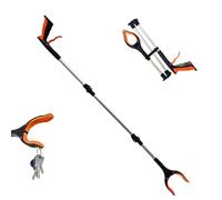 43 inch Extended Grasping Tool, Foldable, Rotating clamp and Magnet Device, Suitable for Picking up Garbage for Elderly People and Pregnant Women