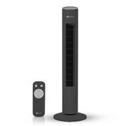 PureMate 43-inch Tower Fan, Oscillating Bladeless Floor Fan with Remote Control, 3 Speeds Setting, LED Display, 7-Hour Timer, Powerful 40W Electric Standing Fan, Portable Quiet & Ideal for Bedroom