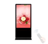 43-Inch Vertical Advertising Screen, 1GB+16GB, Floor-Standing Led Signage, 1920 * 1080P, Commercial Advertising Display, Digital Signage with Automatic Media Player,50inches