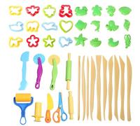 43 PCS Playdough Accessories, Playdough Set Play Dough Tools and Cutters Play Dough Sets for Kids 4-5 DIY Clay Dough Modelling Tools Set Rollers for Kids Creative Fun and Learning