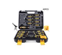 43-Piece Magnetic Screwdriver Set with Rubber Grip & Heavy Duty Storage Case Living and Home Multi One Size
