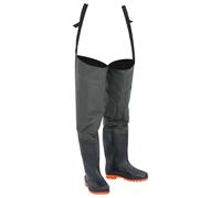 (43) vidaXL Hip Waders Adjustable Waterproof Knees Thigh Wader Dark Green Size 46