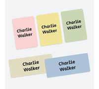 43 x Mixed Pack Personalised Stick On Waterproof Name Labels - Summer Mix
