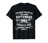 43 Year Old Birthday Gifts For Men September 1982 43rd Bday T-Shirt