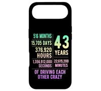 43 Years Married Funny 43rd Wedding Anniversary Case for iPhone Air