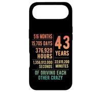 43 Years Married Funny 43rd Wedding Anniversary Case for iPhone Air