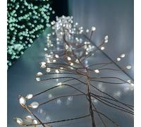 430 LED 2.7m Premier Christmas Outdoor 8 Function Gold Wire Lights Cool White