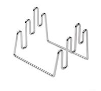 430 Stainless Steel Cutting Board Rack for Kitchen - Holds Boards up to 8mm Thick, Mountain Design with Wide Base for Stable for Stor