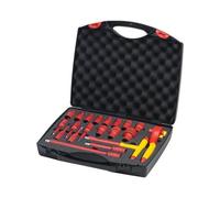 43024 key set hexagon, insulated, socket wrench steel 1kVAC WIHA