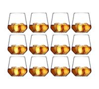 430ml Drinking Clear Glasses Juice Water Cocktail Dining Tumbler New (12)