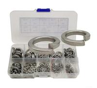430pcs spring washers open design M2 to made from 304 stainless steel for bolt locking applications in electronic, mechanical and hardware fields