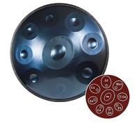 432/440Hz Handpan Drum in D Minor,Steel Drums 9/10/12 Note ''Performer Gold'' Percussion Instrument/Silver-10 Notes/440Hz