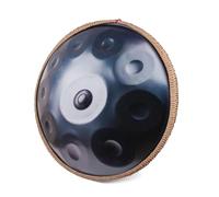 432 Hz Handpan Steel Drum, Golden Handpan Drum Percussion, 9/10/12/14 Notes 22 Inch ''Gold Performer'' In D Minor With Soft Handpan Case, Durable Handpan Stand And Dust-Free Cloth (Color : Blue, Siz