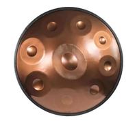 432 Hz Handpan Steel Drum, Golden Handpan Drum Percussion, 9/10/12 Notes 22 Inch ''Gold Performer'' In D Minor With Soft Handpan Case, Durable Handpan Stand And Dust-Free Cloth (Size : 9Notes)