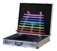432 Hz Quartz Crystal Singing Harp with 8 Notes and Aluminum Box, Music Therapy Instrument for Relaxation and Meditation