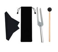 432 Hz tuning fork, stainless steel tuning fork, tuning fork, silicone hammer tuning fork, 432 Hz tuning fork with hammer and fabric for the ultimate tuning fork for healing and relaxation