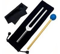 432 Hz Violet Tuning Fork DNA Repair Healing Mental Relaxing Chakra Strengthen Stress Relieve Keep Body Mind and Spirit in Perfect, Unweighted Energy Tuner with Silicone Hammer and Cleaning Cloth