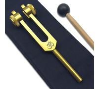 432 Hz Weighted Tuning Fork For Healing - Natural Musical Pitch - Love Frequency 432 Hz - Sound Healing and Biofield Harmonization - Sound Therapy Tools, Sound Healing Instruments - Gold