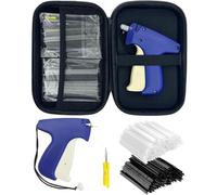 4323 Pcs Quick Clothing Fixer Fine Stitch Gun, Sewing Gun for Clothes Sewing Quilting Hemming Mini Stitch Tagging Gun with 2 Finest Needles 2160 Black 2160 White Tiny Fasteners, Case