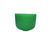 432hz/440hz 8" Tuned F Note Green Color Crystal Singing Bowl For Healing Crystal Singing Bowl(440hz F)