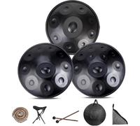 432Hz/440Hz Hand Pan Drum, 9/10 / 12 Note Handpan Instrument Handpan Drum For Adults And Kids, 22 Inch Steel Tongue Drum, Steel Hand Pan Percussion Instruments