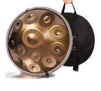 432Hz/440Hz Steel Hand Pan Drum Set, 9/10/12 Notes Handpan Drum Instrument With Handpan Bag, Drums Tripod And Mallet, 22 Inch Hand Percussion Instrument For Adults(12 notes(440Hz))