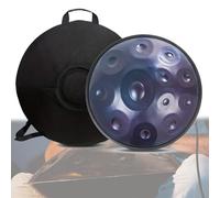 432Hz/440Hz Steel Hand Pan Percussion Instruments, 9/10/ 12 Notes Hand Drum With Drum Tripod, Mallets And Carry Bag, 22 Inch Hand Pan Drums For Sound Healing, Meditation Or Yoga(B,12 notes(432Hz))