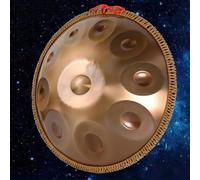 432Hz/440Hz Steel Handpan Drum Sets, 9/10/12 Notes Handpan Drums Instrument, 22 Inch Hand Pan Percussion Instruments For Adults With Handpan Bag, Drum Tripod And Mallet(432hz-D minor,10 Notes)