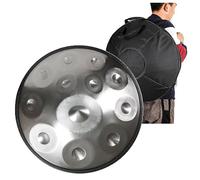 432hz/440hz Steel Handrum 10 notes 22inch en Spiral in minor (D3/A3/Bb3/C4/D4/E4/F4/G4/A4/C5) Handpan Steelrums Musical instrument (Size : 432Hz)