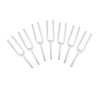432Hz Clear Crystal Tuning Fork Set - 7 Pack, C/D/E/F/G/A/B Note, Chakra Musical Instrument for Yoga Meditation Sound Healing(20MM)
