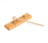 432hz Crystal Sound Bundle, Sound Healing Bells Energy Bar, For Meditation Yoga Relaxation Stress With Mallet, Seven Tones Chakras Wooden Percussion Instruments(G7 Note)