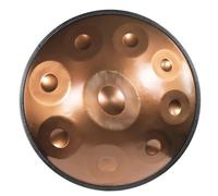 432hz Handpan drum set for beginners D Minor Instrument for Adults Steel Drums Handpan Drum With Soft Hand Pan Bag 9 Notes 10 note for Audio Production 440hz (Color : Gold-432Hz, Size : 9 notes)