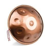 432hz Handpan drum set for beginners D Minor Instrument for Adults Steel Drums Handpan Drum With Soft Hand Pan Bag 9 Notes 10 note for Audio Production 440hz (Color : Gold-440H, Size : 10 notes)